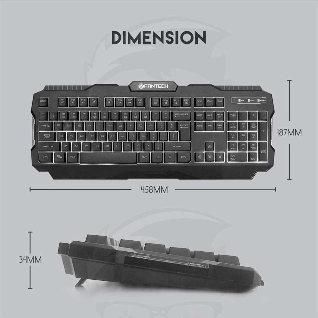 Fantech K511 Hunter Pro Backlit Gaming Keyboard Fantech K511 Hunter Pro Backlit Gaming Keyboard